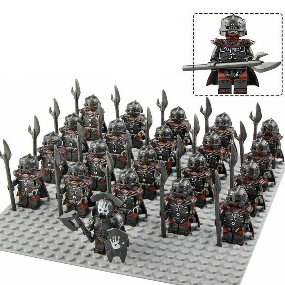 LOTR Orc Heavy Spear Infantry 21PCS Minifigure Set