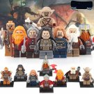 LOTR The Hobbit Kili Fili Gollum Ironfoot Balin 8PCS Minifigure Set
