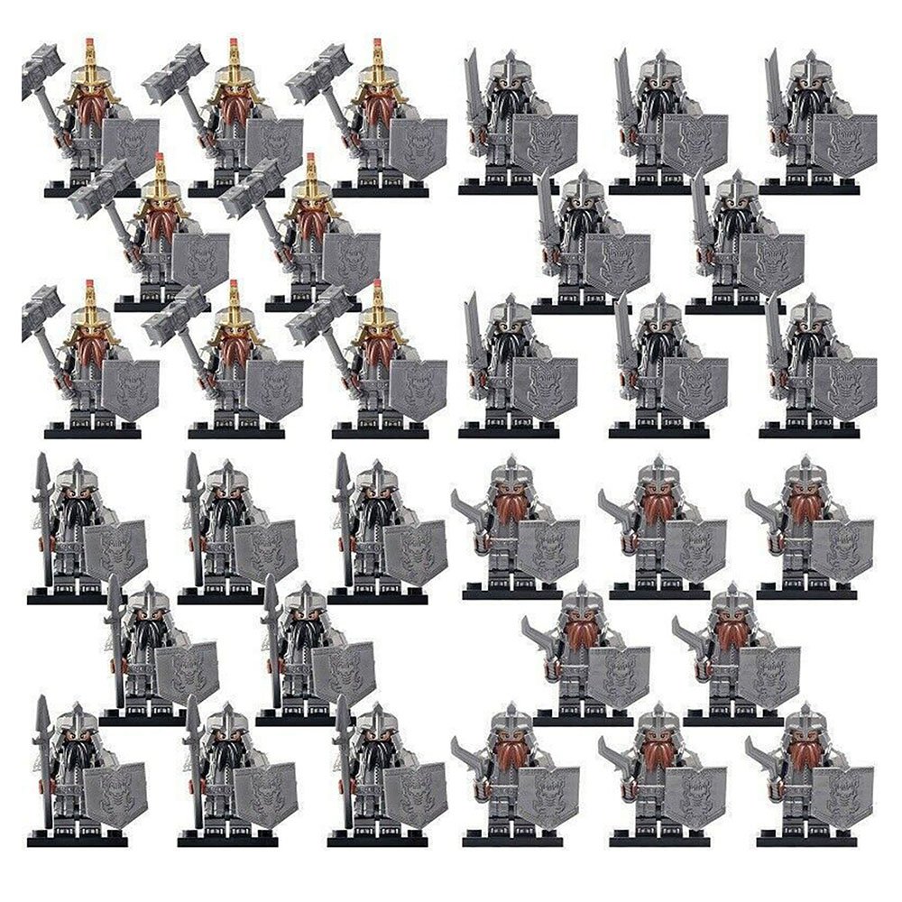 LOTR King Dain and Dwarf Army Collection 32PCS Minifigure Set