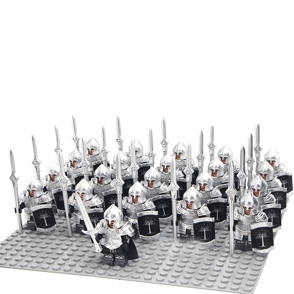 LOTR Gondor Royal Guard Spear Infantry 21PCS Minifigure Set