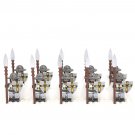 10PCS Medieval Teutonic Knights Minifigure Set