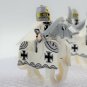 10PCS Medieval Mounted Teutonic Knights Minifigure Set