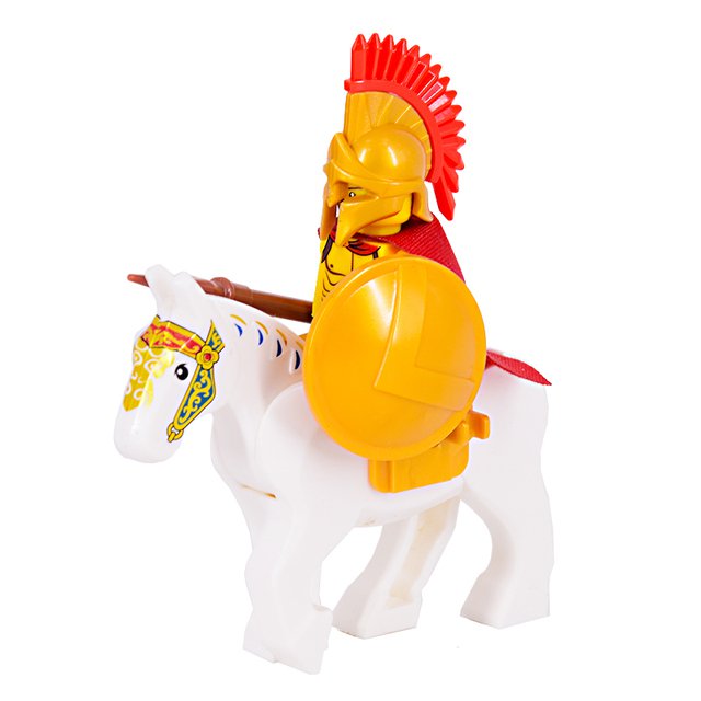 1PC Ancient Roman Mounted Centurion Minifigure