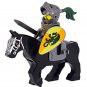 1PC Medieval Castle Mounted Dragon Knight Minifigure Set C