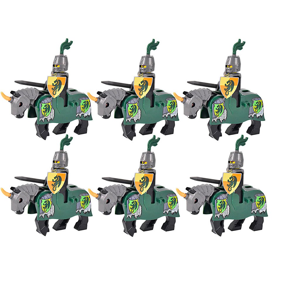 Medieval Castle Mounted Dragon Knights Set A 12 Minifigures Lot