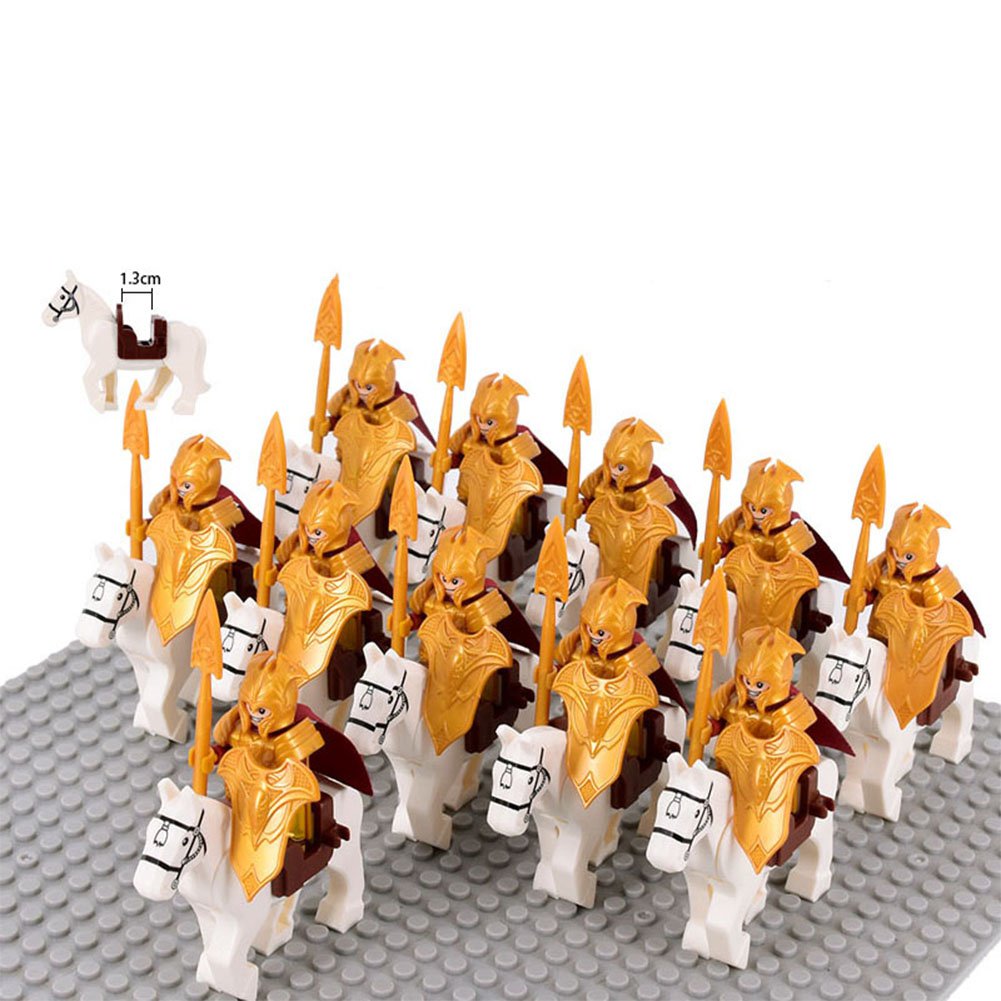 22PCS LOTR Elven Riders Spear Infantry Minifigure Set
