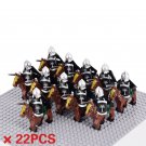 22PCS LOTR Gondor Riders Light Sword Infantry Minifigure Set