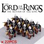22PCS LOTR Gondor Riders Light Sword Infantry Minifigure Set