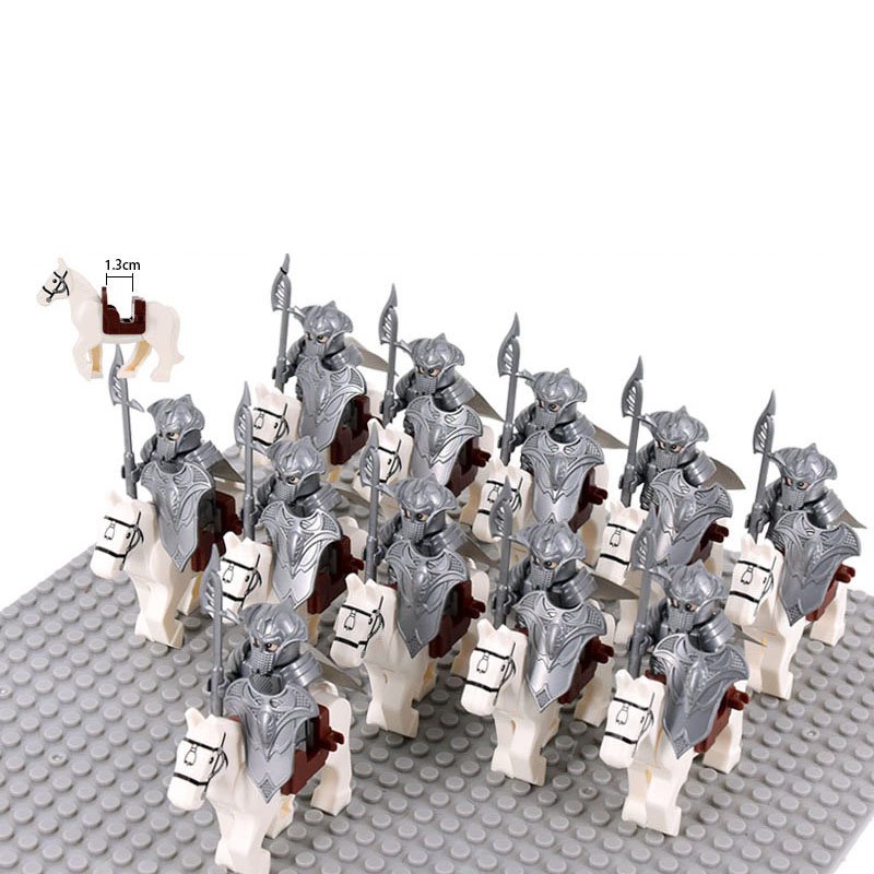 22PCS LOTR Mirkwood Elven Guard Riders Spears Minifigure Set