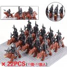 22PCS LOTR Uruk-hai Riders Heavy Pikes Minifigure Set