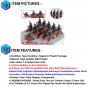22PCS LOTR Uruk-hai Riders Heavy Pikes Minifigure Set