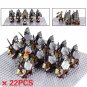22PCS LOTR Mounted Horned Sheep Dwarf Heavy Spears Minifigure Set