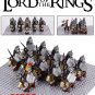 22PCS LOTR Mounted Horned Sheep Dwarf Heavy Spears Minifigure Set