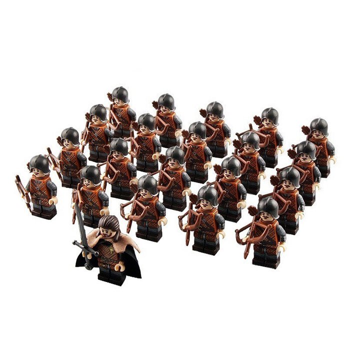 21PCS Game of Thrones Stark Archers Minifigure Set