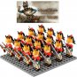 16PCS French Dragoon Cavalry Minifigure Set