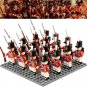 16PCS British Fusiliers Minifigure Set