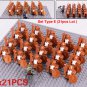 22PCS LOTR Mountain Dwarves Gold Silver Copper Cobalt Legion Minifigure Set