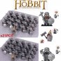 42PCS LOTR Mountain Dwarves Heavy Silver Army Collection Minifigure Set