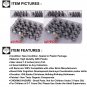 42PCS LOTR Mountain Dwarves Heavy Silver Army Collection Minifigure Set