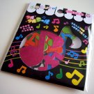 Q-lia music notes sticker sack