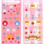 kawaii Basel rabbits and hamsters sticker sheet