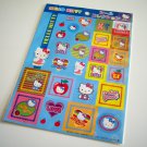 kawaii Sanrio hello kitty feeling groovy sticker sheet 2002