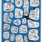 Kamio panda pencil sticker sheet