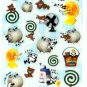 kawaii Preco panda summer sticker sheet