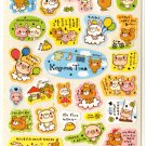 kawaii Crux koguma time white sticker sheet