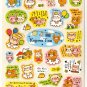 kawaii Crux koguma time white sticker sheet