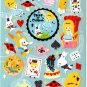 kawaii Crux story of children sticker sheet USED