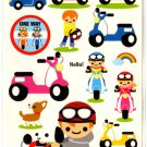 kawaii Mind Wave motor bike sticker sheet