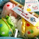 2003 San-x Nyanko Matsuri Festival Fish Plush Set