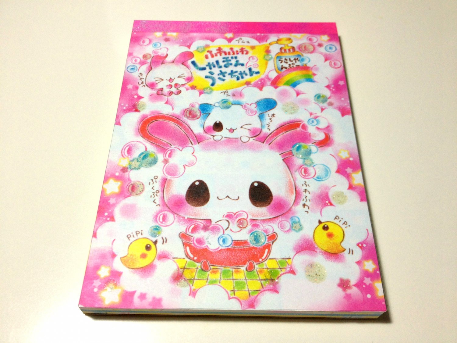 kawaii Kamio Japan Usagi Bubbles memo pad USED