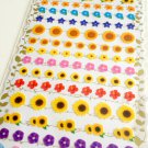 Kamio Japan flowers sticker sheet