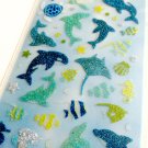 Mind Wave marine life sticker sheet USED