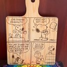 Snoopy Woodstock Wooden Chopping Board / Blackboard