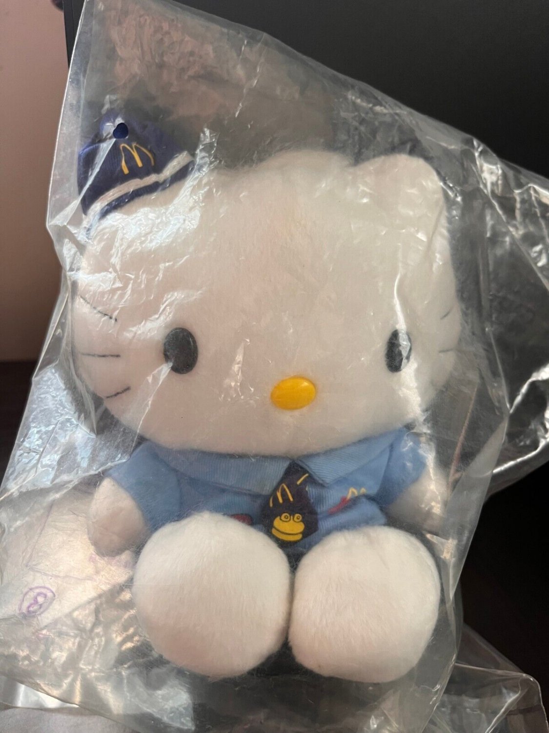 1999 Rare Hello Kitty Daniel Manager Uniform Plush Doll x McDonald's ...