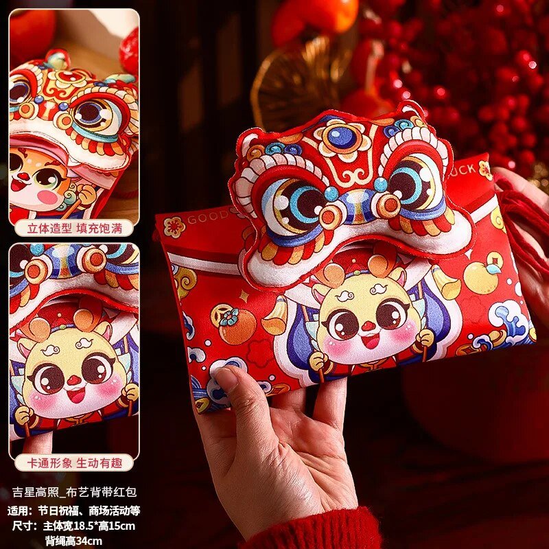 chinese new year fabric flowers