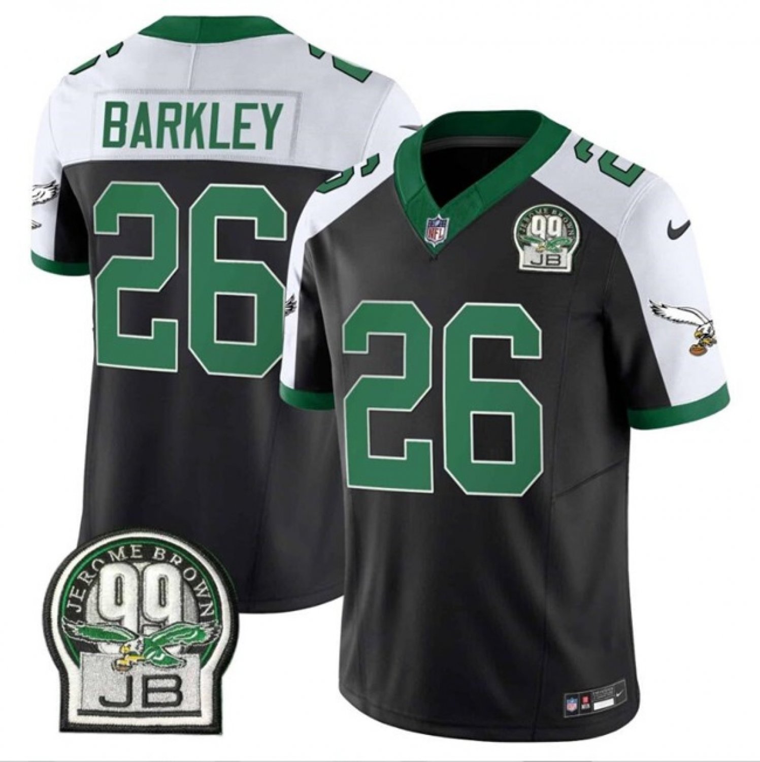 Philadelphia Eagles Saquon Barkley Black Thanksgiving Limited Jersey