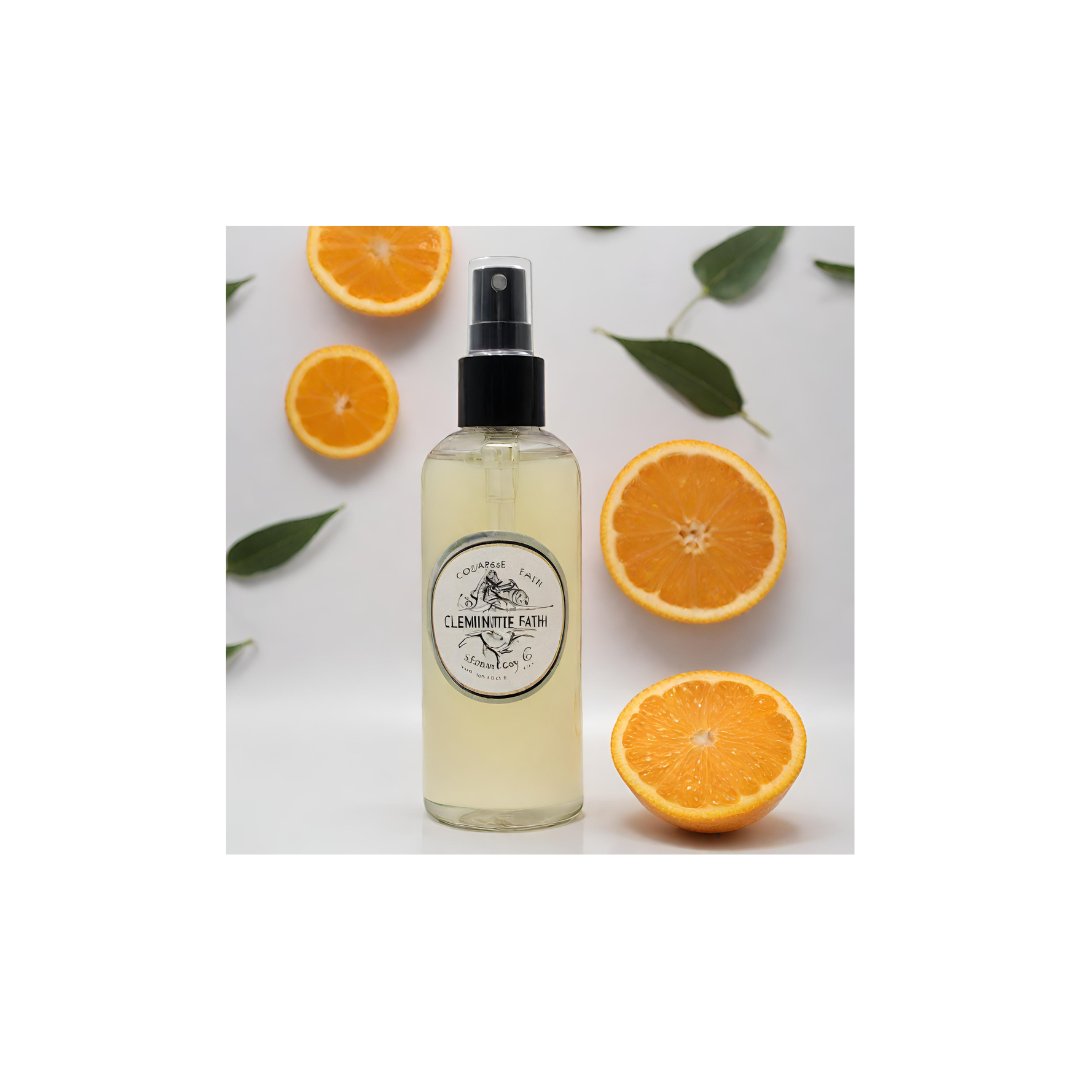 Natural, Handcrafted Clementine Balsam Scented Unisex Body Spray