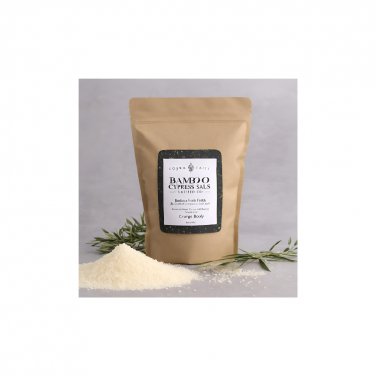 Natural, Handcrafted Bamboo & Cypress Scented Unisex Bath Salts 4 Oz