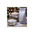 Natural, Handcrafted Sparkling Snowflake Scented Women's Bath Salts 4 Oz