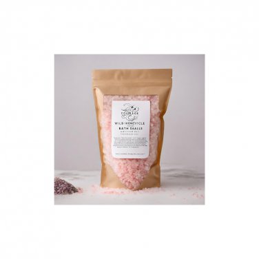 Natural, Handcrafted Wild Honeysuckle Scented Women's Bath Salts 4 Oz