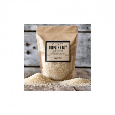 Natural, Handcrafted Country Boy Scented Men's Bath Salts 4 Oz