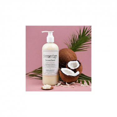 Natural, Non-GMO Coconut Sands Scented Women's Shea Butter Body Lotion