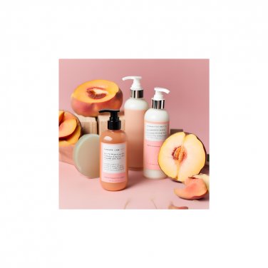 Natural, Alcohol Free White Peach Sangria Scented Women's Cocoa Butter & Shea Body Lotion