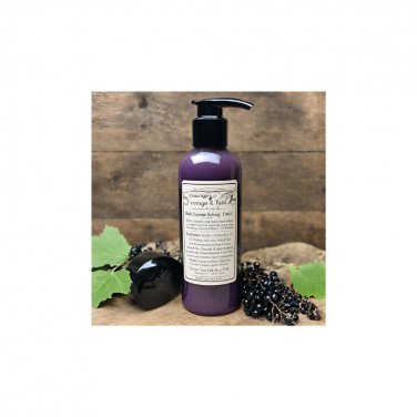 Natural, Handcrafted Black Oak Currant Scented Men's Hemp Body Lotion