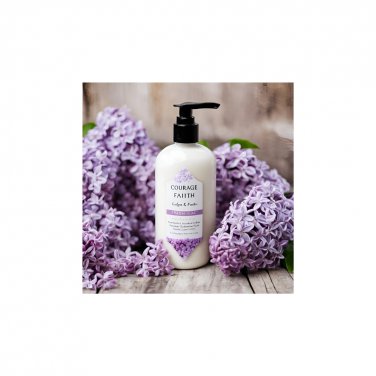Natural, Handcrafted Fresh Lilac Scented Women's Hemp & Cocoa Butter Body Lotion