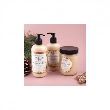 Natural, Handcrafted Gingerbread Brulee Scented Women's Hemp & Cocoa Butter Body Lotion
